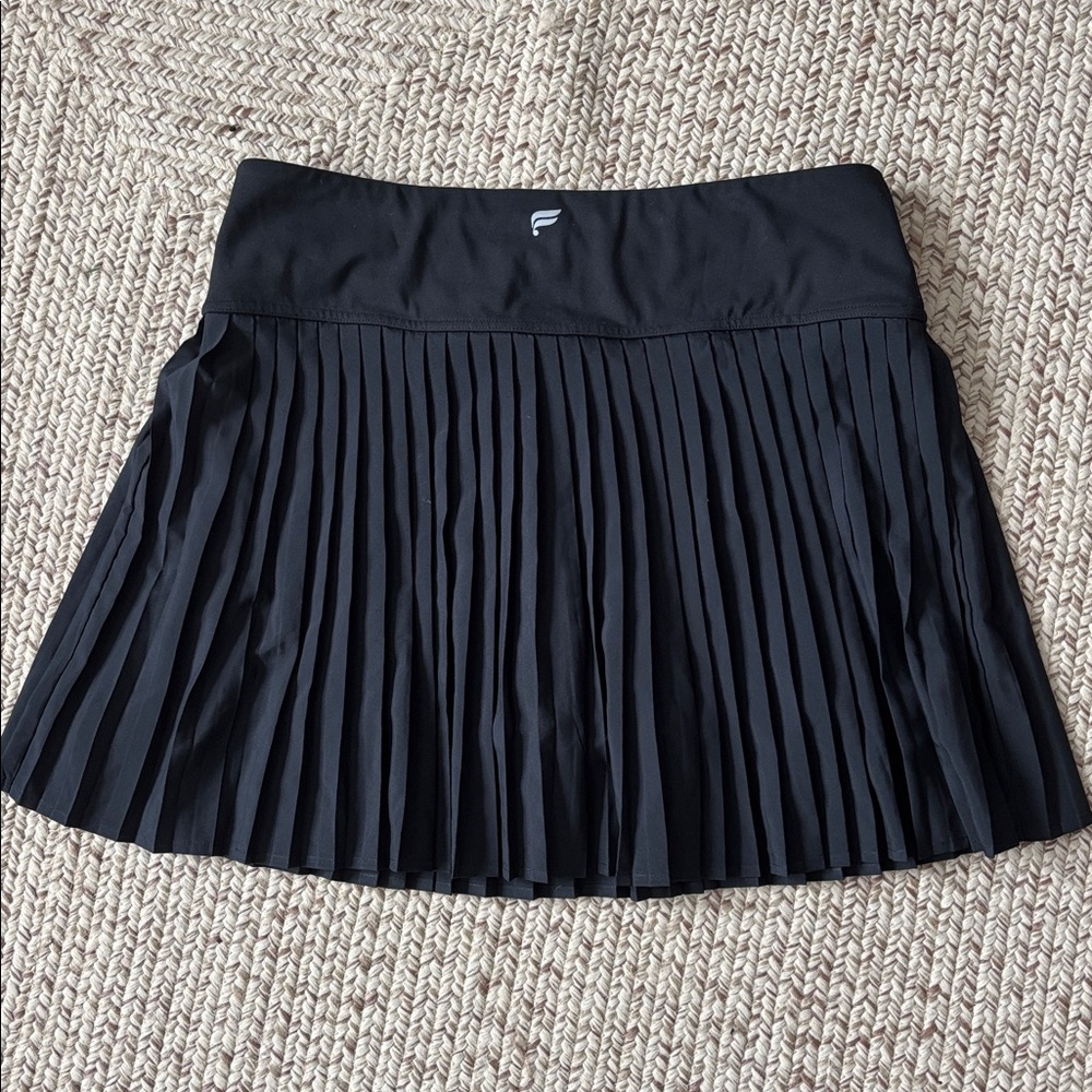 Fabletics Black Mini Pleated Skirt - Picture 2 of 4